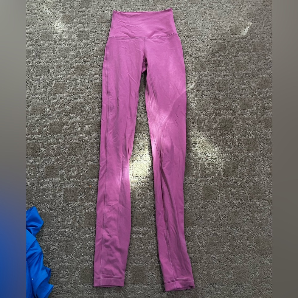 lululemon size 0 tall pink align leggings